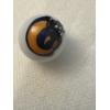 Image 2 : Vintage Los Angeles Rams One Inch Shooter Glass Marble - Mint Condition