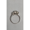 Image 5 : Emerald-Cut Diamond Platinum Engagement Ring - Size 6.5 - Weight: 8.0g