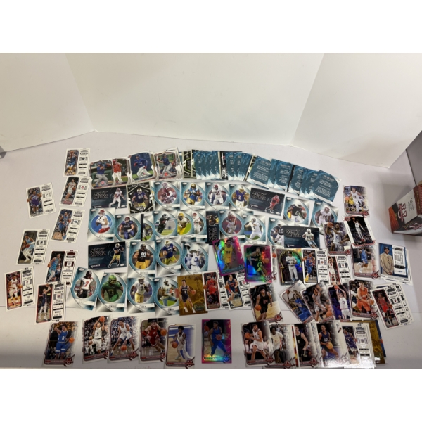 Box of Trading Cards - Basketball - Football - Baseball - in Basketball Trading Card Box 