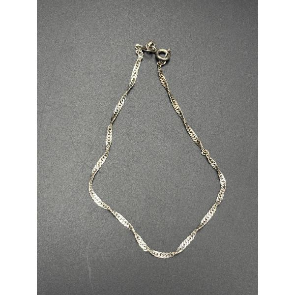 Sterling Silver Twisty Chain Necklace - 8.5 inches - 1.5 Grams