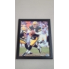 Image 1 : Autographed And Framed 8x10 Photo Of Green Bay Packers #4 Brett Favre With Authentication