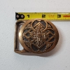Image 3 : Vintage "Rays" Tech Ether Guild Solid Brass Belt Buckle