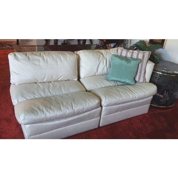 2 GroupsOf 2 Sections Excellent Condition Upholstered Sectional Sofa 64" by 36" Each - This Offering