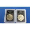 Image 2 : 1971, 1972, 1973 & 1974 Authenticated Brilliant Uncirculated Eisenhower Dollars - Face Value: $4.00