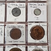 Image 5 : Large Red Binder with Two Pages of Assorted Tokens, Medals, Commemoratives - See Photos! 