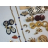 Image 3 : Assorted Costume Jewelry: Pins, Necklaces, Watch, Earrings, Vintage Perfume Bottle