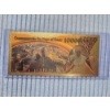 Image 2 : Mint Condition 24k Pope Francis 999999 Gold Million Dollar Bill In Protective Holder
