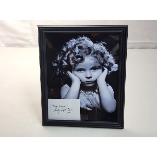 Shirley Temple Signed "Best Wishes" & 8x10 Photo