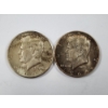 Image 1 : Two 1964 United States 90% Silver Kennedy Half Dollars ~ $1.00 Face Value