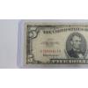 Image 2 : United States Series 1963 $5 Red Seal Bank Note With Granahan And Dillon Signatures