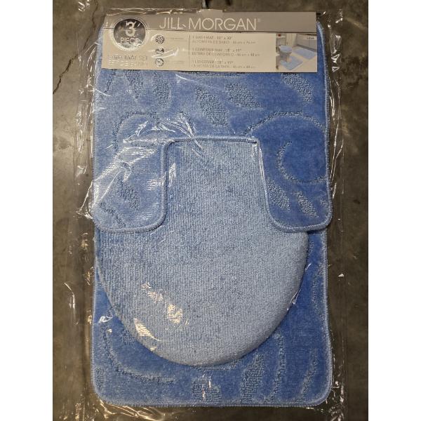 Brand New Beautiful Jill Morgan Three Piece Bath Rug Set
