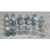 Image 1 : Large Collection Of Blue Glass Ball & Atlas Quart Jars 