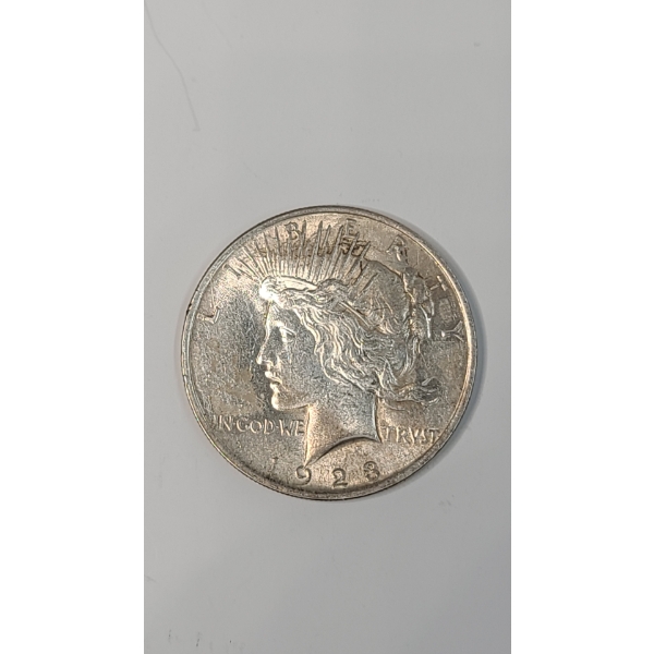 1923 90% Silver Peace Dollar 