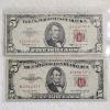 Image 1 : Historical United States Notes (Legal Tender Notes) featuring Distinct Red Seals FV: $10.00