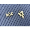 Image 2 : Costume Jewelry - Pins - Angel - Dragonfly - Flag 