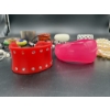 Image 10 : Large Lot of Costume Jewelry - Bangles Galore! - Cool Pattern Necklace & Bracelet Matching Set 