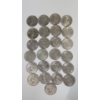 Image 6 : (25) Assorted Years Eisenhower Dollars - Face Value: $25.00