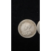 Image 2 : 1916 Canadian George V 5 Cent 0.9250 Silver Coin & Unknown Year Queen Victoria 0.9250 Silver Coin
