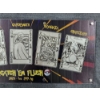 Image 3 : Phenomenal Catch Em Flush Set of 5 Different 1 Oz Silver Pokemon Playing Card Bars -St. Louis Mint 