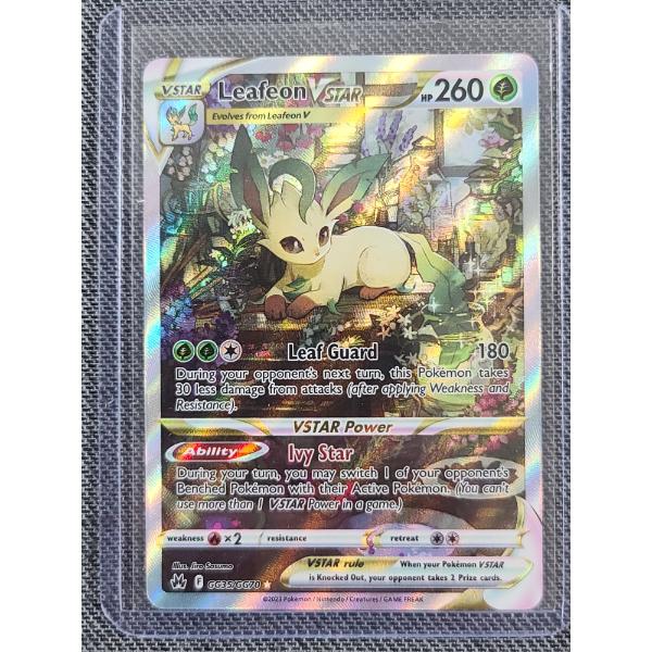 Leafeon V Star GG35/GG70 Galarian Gallery 2023 Pokemon Trading Card