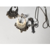 Image 5 : Sterling Silver 24in Necklace, Cross Pendant, Earrings - Total Weight: 13.9g