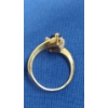 Image 5 : Vintage Women's 14K Gold Marquise-Cut Blue Sapphire And Diamonds - Size: 7 - Weight: 4.0g