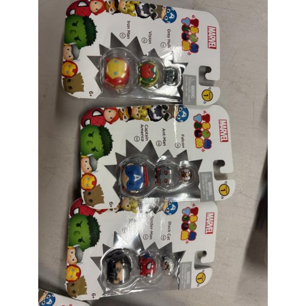 Set of 3 - Marvel "Tsum Tsum" Characters - New 