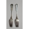 Image 3 : Two Vintage Towle 1979 Sterling Silver Forks Weighing 76.1 Grams Together
