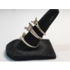 Image 2 : Three Assorted Sterling Silver Rings TW: 6.9g
