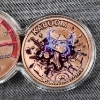 Image 3 : Incredible 2 Coin Display Case Ft. Two Separate 1 Oz Copper Rounds Each FT. Speedometer & Piston