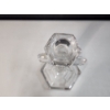 Image 3 : Vintage Glass Crucifix Candlestick Holder