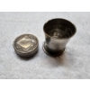 Image 2 : Metal Folding Cup and U.S.S. Arizona Pin - Lot of (2) Collectible Items