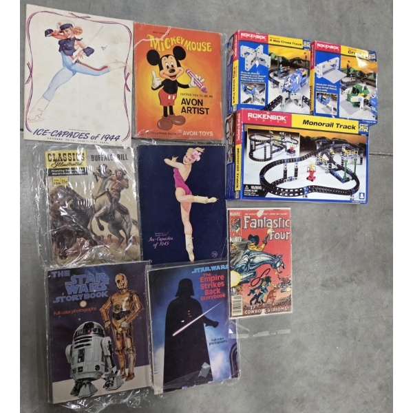 Three Vintage Rokenbok System Sets, Vintage Ice Capades Programs, Comic Books & More