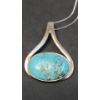 Image 4 : Sterling Silver & Turquoise Necklace - Total Weight: 13.9g