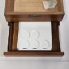 Image 5 : Desktop Wooden Cigar Humidor equipped with a Built-In Analog Mechanical Hygrometer (9.5x4.5")