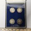 Image 3 : Vintage Morgan 90% Silver Dollar Mint Mark Coin Collection - 4 Silver Dollars