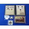 Image 1 : Various Coins: Including Uncirculated Silver Eagle & Liberia Coins - See Description!!