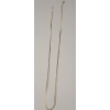 Image 1 : 14K Yellow Gold Plumb 15.5" Woven Chain Necklace (Clasp Missing) - Weight: 1.3g