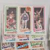 Image 2 : Vintage 1980-81 Topps Basketball Unseparated Three-Panel Trading Cards Collection