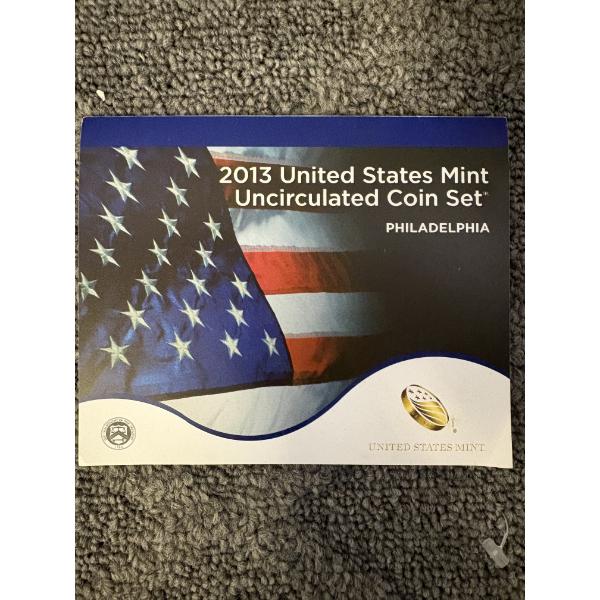 2013 United States Mint Uncirculated Coin Set for the Philadelphia Mint