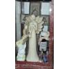 Image 2 : PICKUP IN NORTHFIELD - 15" x 7" Metal Lantern With Religious Items - See Pics