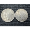 Image 1 : Two 1922 Peace Dollars