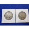 Image 4 : (2) 1942 Walking Liberty Silver Half Dollars 