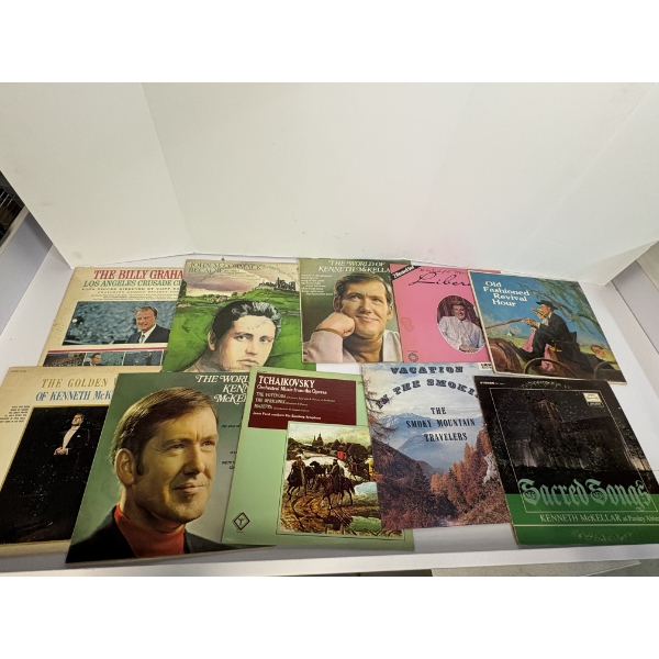 Tons of Records! - Includes Billy Graham - The Smoky Mountain Travelers - Etc