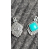 Image 7 : Lot Of Assorted Turquoise Colored Jewelry Including Sterling Silver Earrings 3.9 Grams