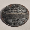 Image 3 : Vintage Stock Certificate Mounted on Wood, (6) Pressed Pennies, Chauffer Badge and Medal