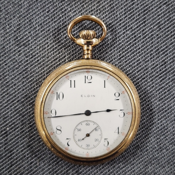 Very Nice Elgin Gold Filled Pocket Watch With Philadelphia Watch Case Co. Case Weighing 67.6 Grams ~