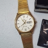 Image 8 : Lot of Assorted Gold-Tone Costume Jewelry: Watch, Rings, Necklace, Loose Stone