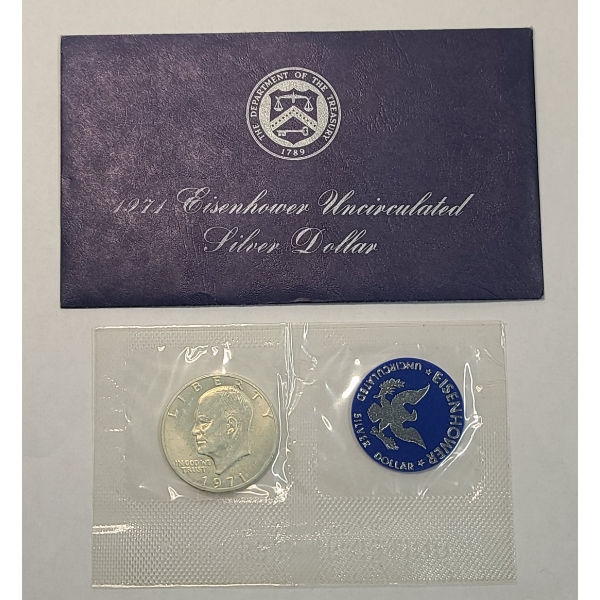 1971-S Eisenhower Uncirculated Silver Dollar