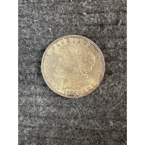 90% Silver - 1921 Morgan Silver Dollar - One Dollar